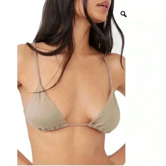 Free People Sammi Triangle Bra White/Blanc M-L/ M-G NWT 🙌🏻✨⏰💭🤝⌛️ - Picture 7 of 16